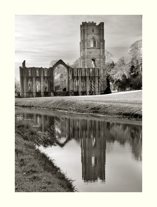 Fountains Abbey reflection
